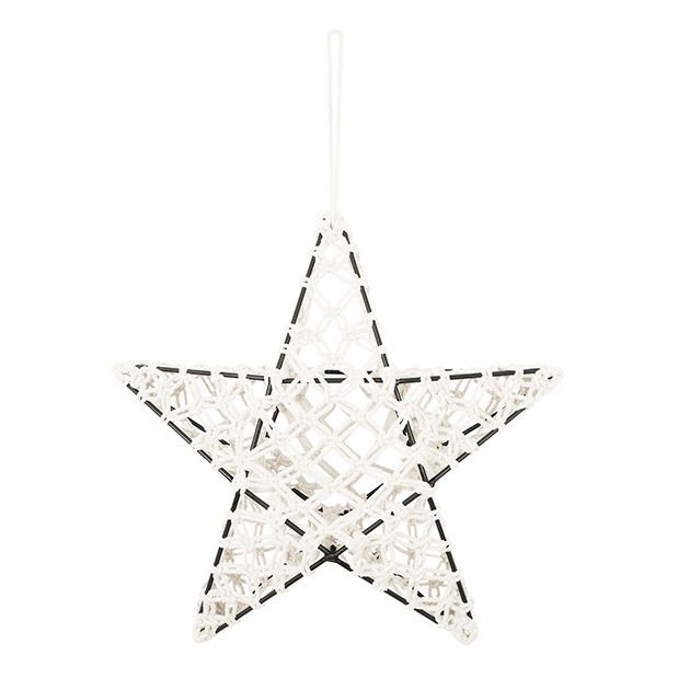 Macramé star lamp-product
