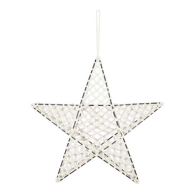 Macramé star lamp-product