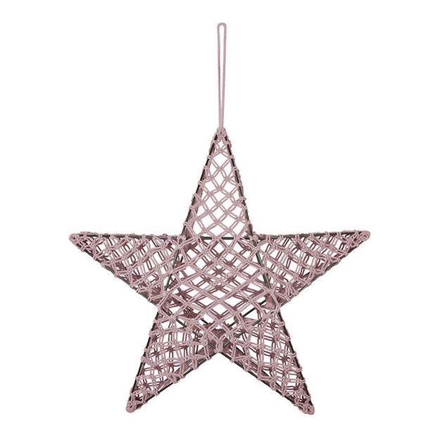 Macramé star lamp-product