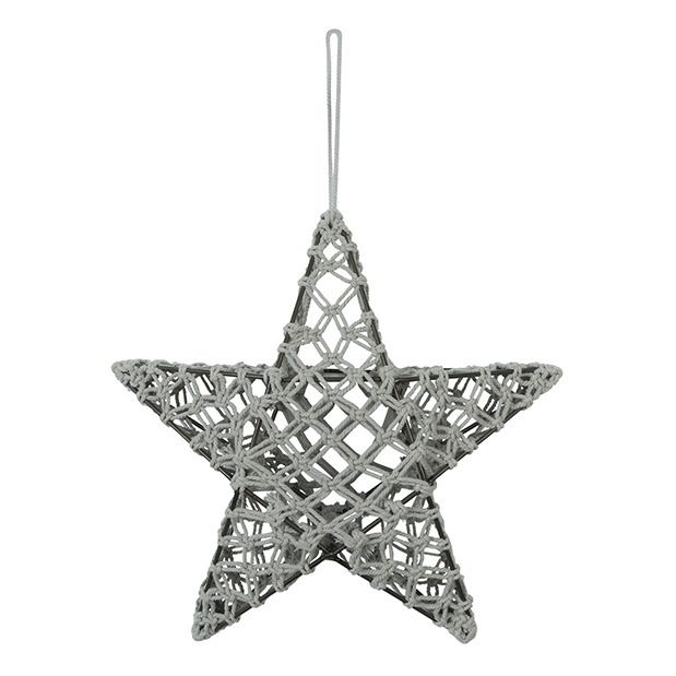 Macramé star lamp-product