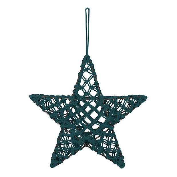 Macramé star lamp-product
