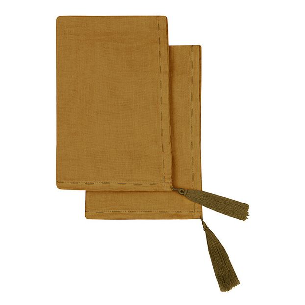 Servilleta de doble gasa de algodón bio - Pack de 2-product