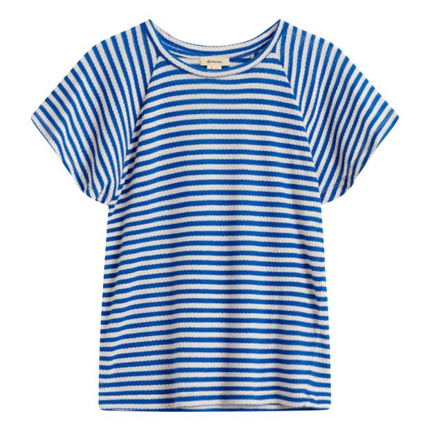 Chili openwork striped t-shirt-product