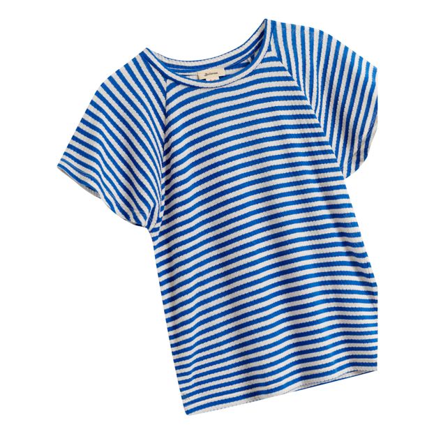 Chili openwork striped t-shirt-product
