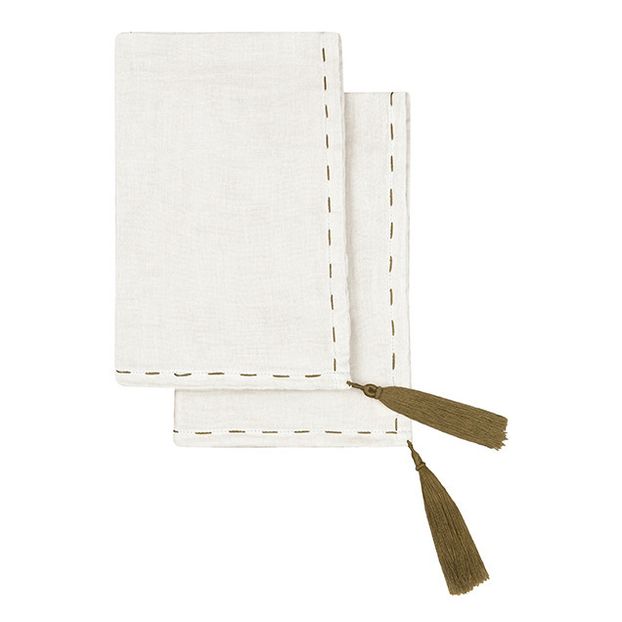 Serviette de table en double gaze de coton bio - Set de 2-product