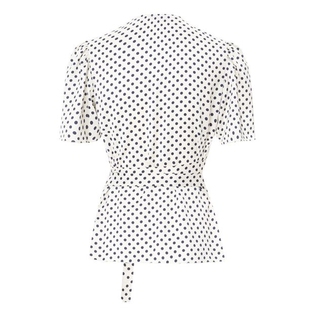 Blusa Cache-Cœur Polkadot-product