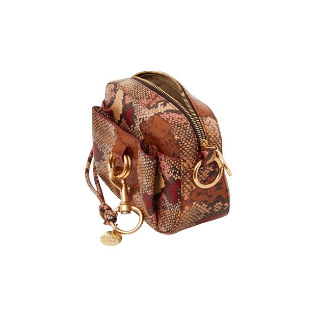 Bolso Tony Piel Efecto Pitón-product