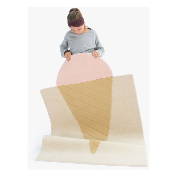 Ice cream wool rug-product