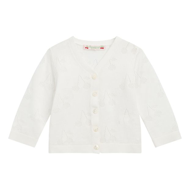 Cherry Openwork Baby Cardigan-product