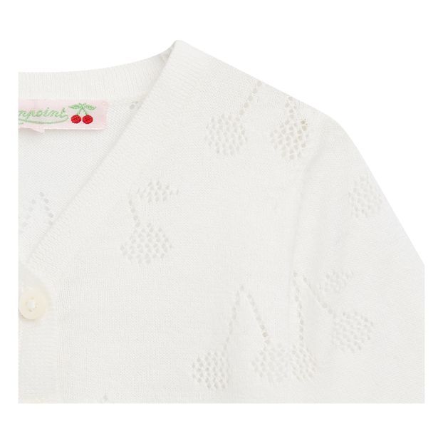 Cherry Openwork Baby Cardigan-product