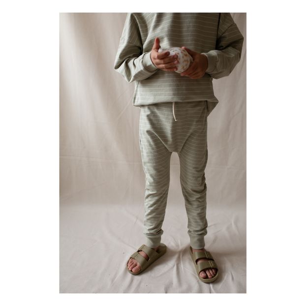 Olive organic cotton joggers-product