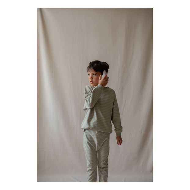 Olive organic cotton joggers-product