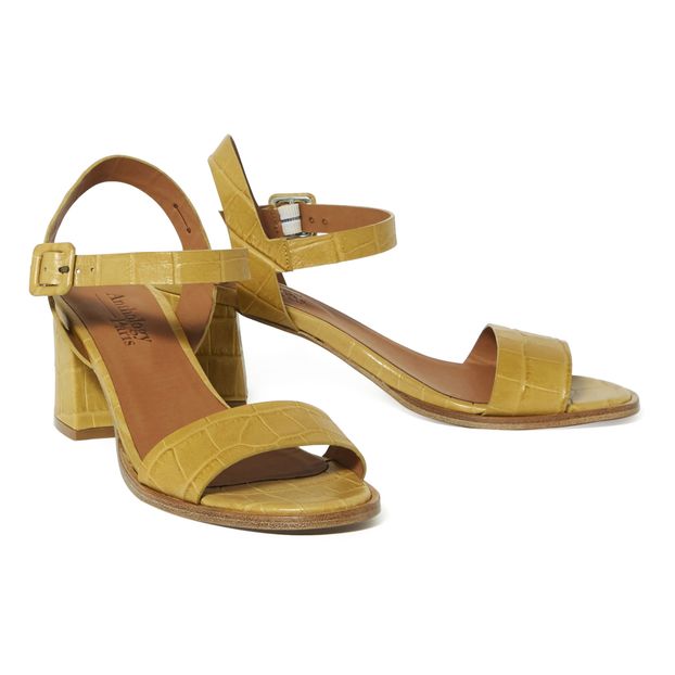 Sandales Cuir Embossé Croco Diane-product