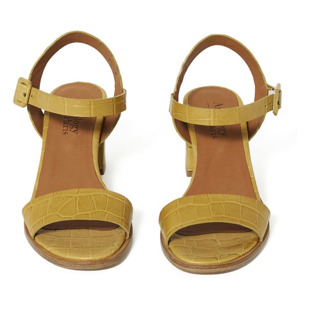 Sandales Cuir Embossé Croco Diane-product