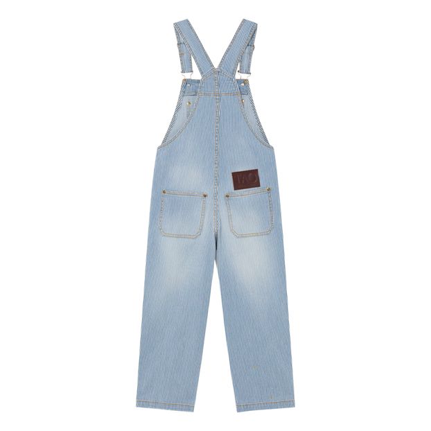 Mule Striped Jean Overalls-product