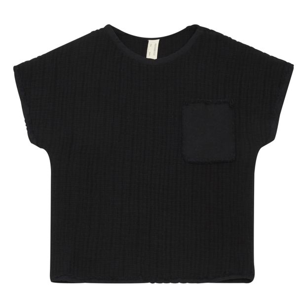 Short-Sleeve Quilted Sweatshirt-product