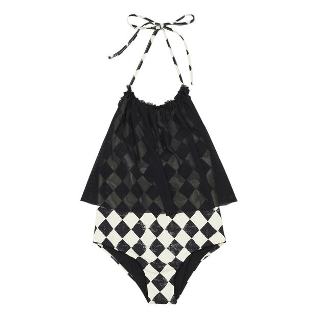 Diamond Tulle One-Piece Swimsuit-product