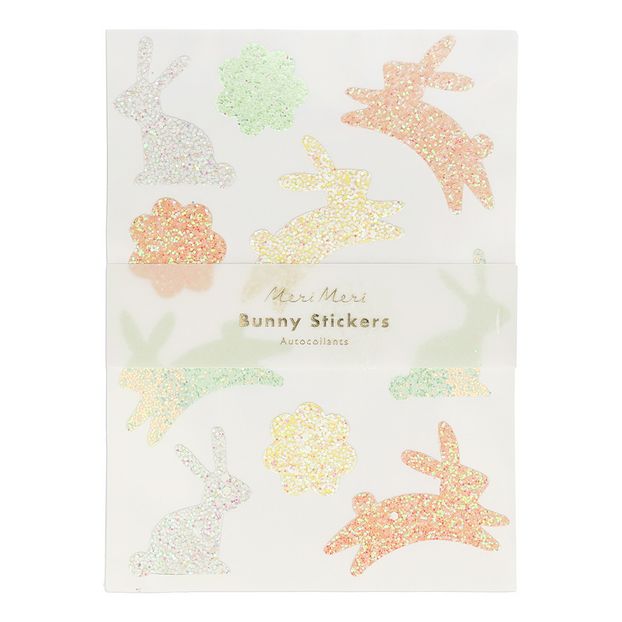 Glitter Rabbit Stickers-product