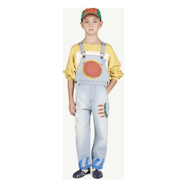 Mule Striped Jean Overalls-product