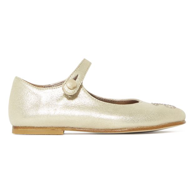Ella Studded Cherry Ballerina Flats-product