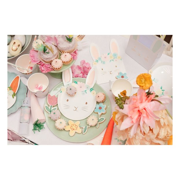 Floral Rabbit Paper Napkins - Set of 16-product