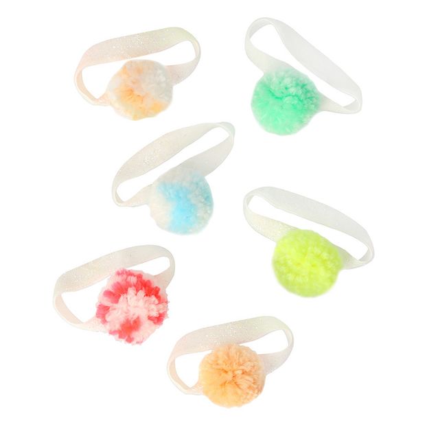 Set of 6 elastic tassels-product
