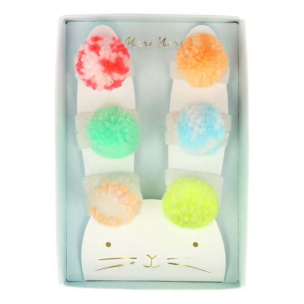 Set of 6 elastic tassels-product