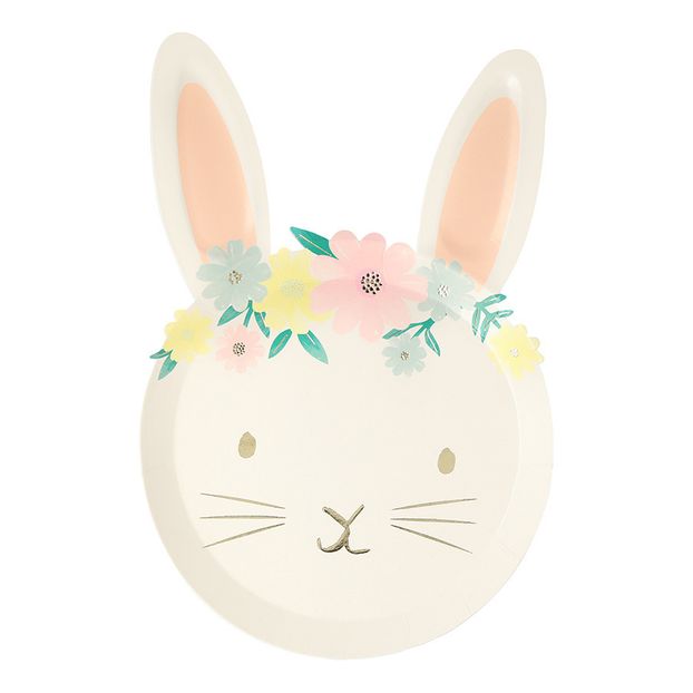 Assiettes Lapin fleuri - Set de 8-product