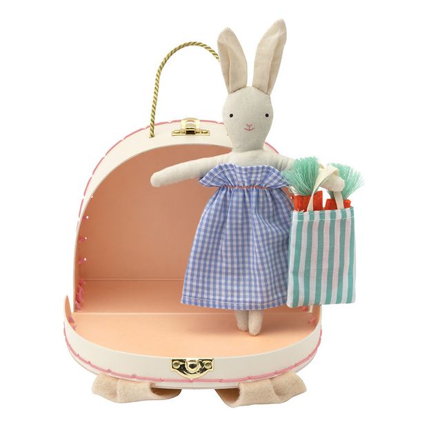 Mini Rabbit doll in suitcase-product