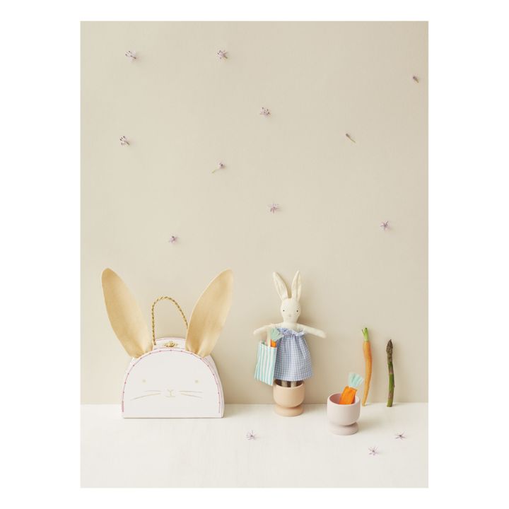 Mini poupée Lapin dans sa valisette | Rose- Image produit n°1