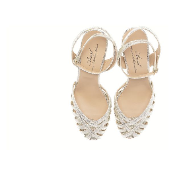 Sandalias de tacón Metalizadas-product
