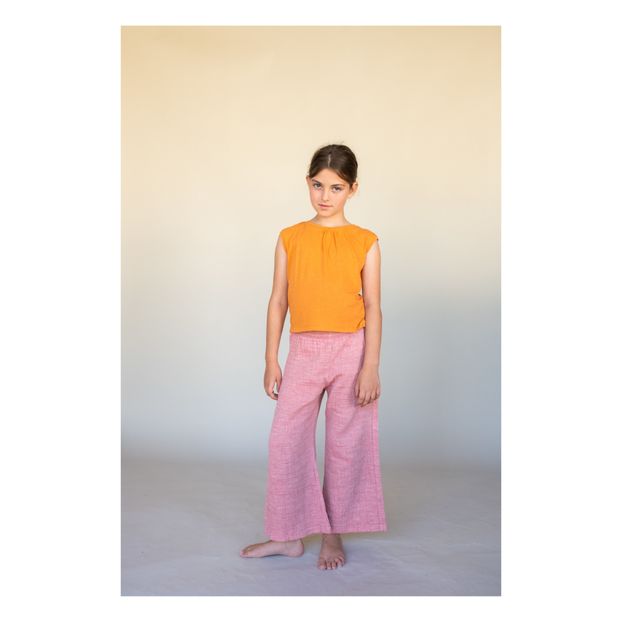 Cotton gauze trousers-product