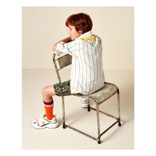 Bin Camouflage Fleece Shorts-product