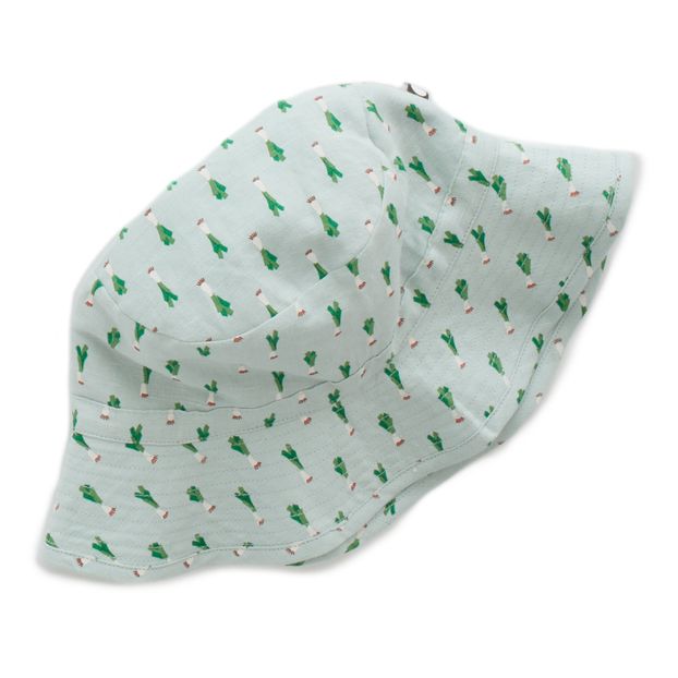 Leek linen bucket hat-product
