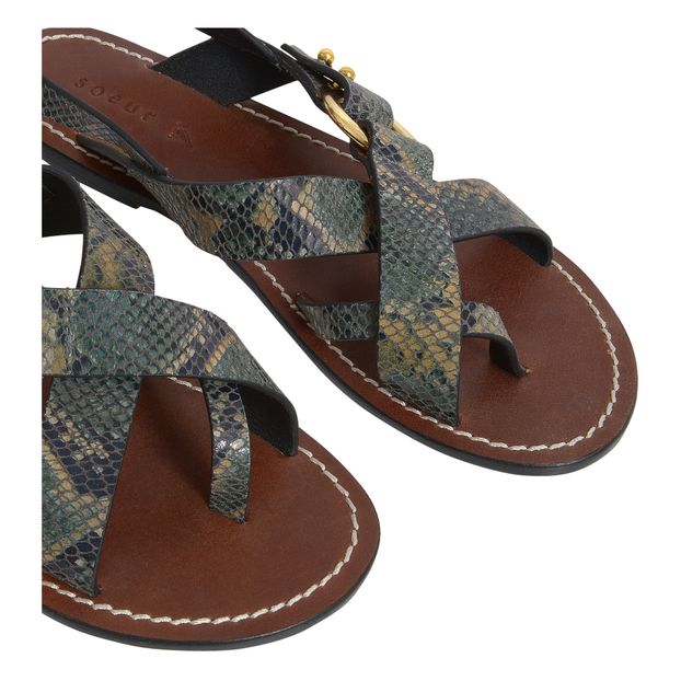 Sandalias Piel tipo pitón Florence-product
