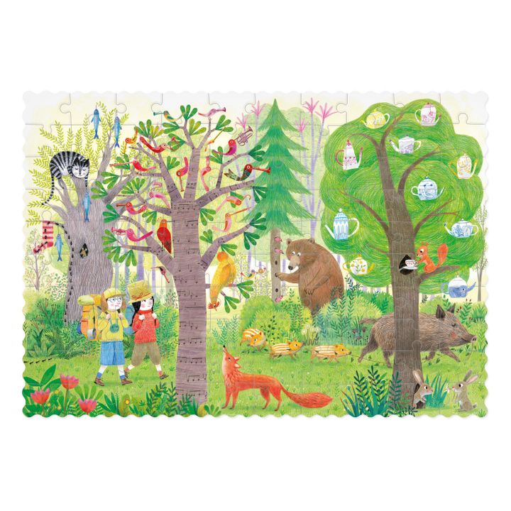 Reversible Night/Day Forest puzzle- Product image n°1