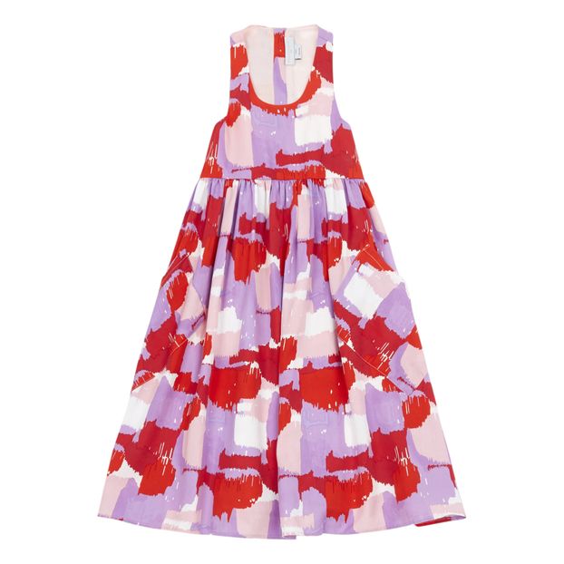 Robe Longue Colorblock-product