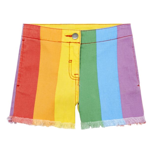 Short Denim Colorblock-product