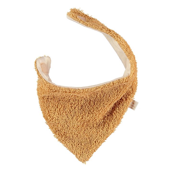 Babero bandana de algodón orgánico So Cute | Caramelo- Imagen del producto n°4