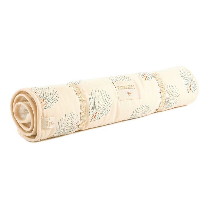 Colchón de cambiado Nomad Gatsby en algodón biológico | Crema- Imagen del producto n°0
