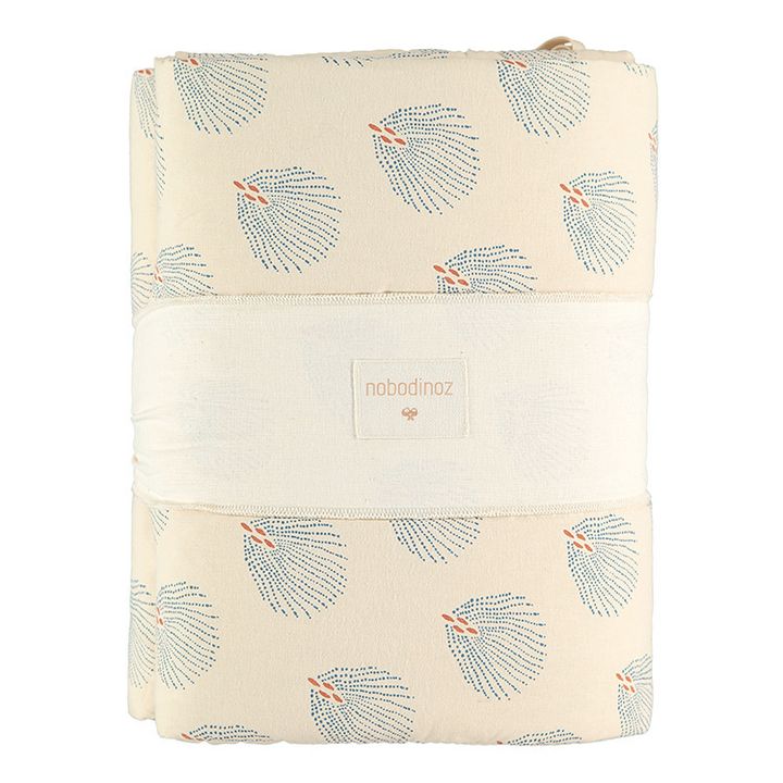 Protector de cama de algodón orgánico Nest Gatsby Crema- Imagen del producto n°2