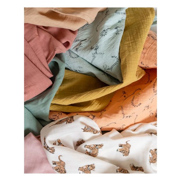 Blanket in organic cotton muslin-product