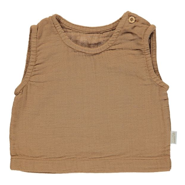 Ceylan double gauze linen tank top-product