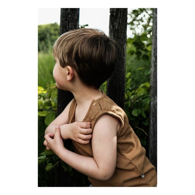 Ceylan double gauze linen tank top-product