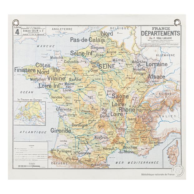 Map print 60x80 cm-product