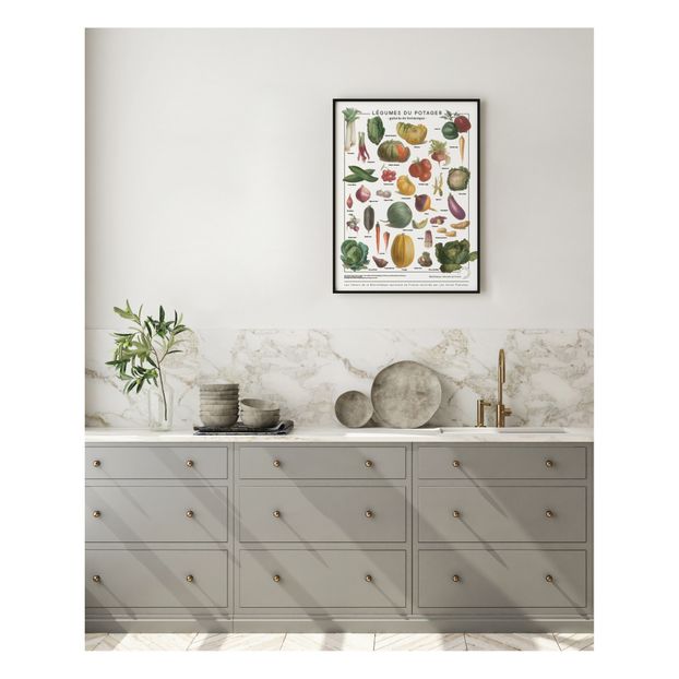 Vegetable garden print 60x80 cm-product