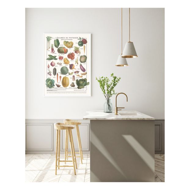 Vegetable garden print 60x80 cm-product