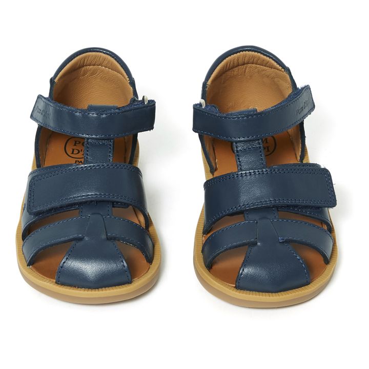Poppy Boyes strappy sandals Navy blue- Product image n°3