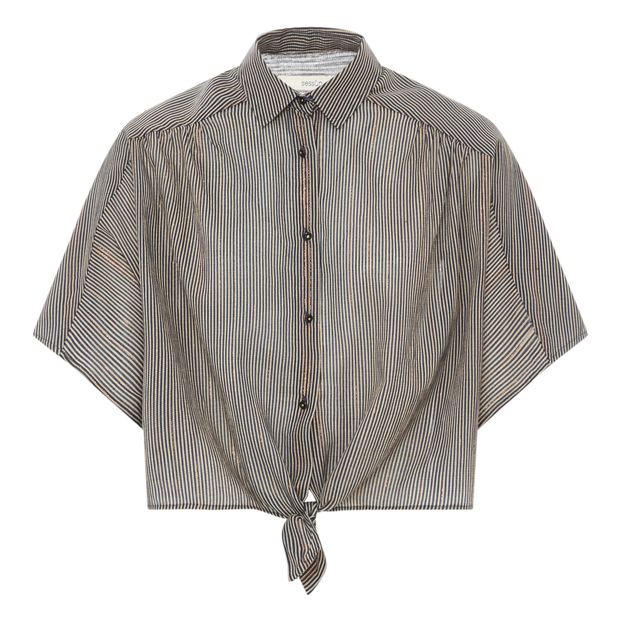 Junia Striped Tie Shirt-product