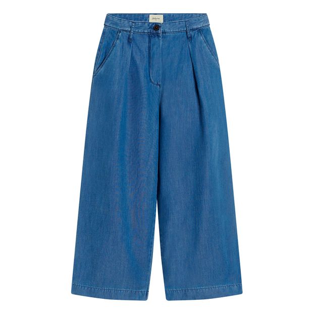 Papa wide-legged denim trousers-product